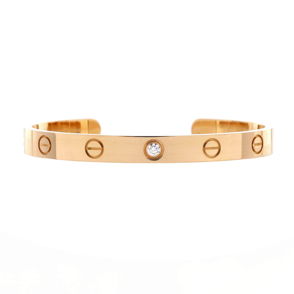 Cartier Love 1 Diamond Cuff Bracelet